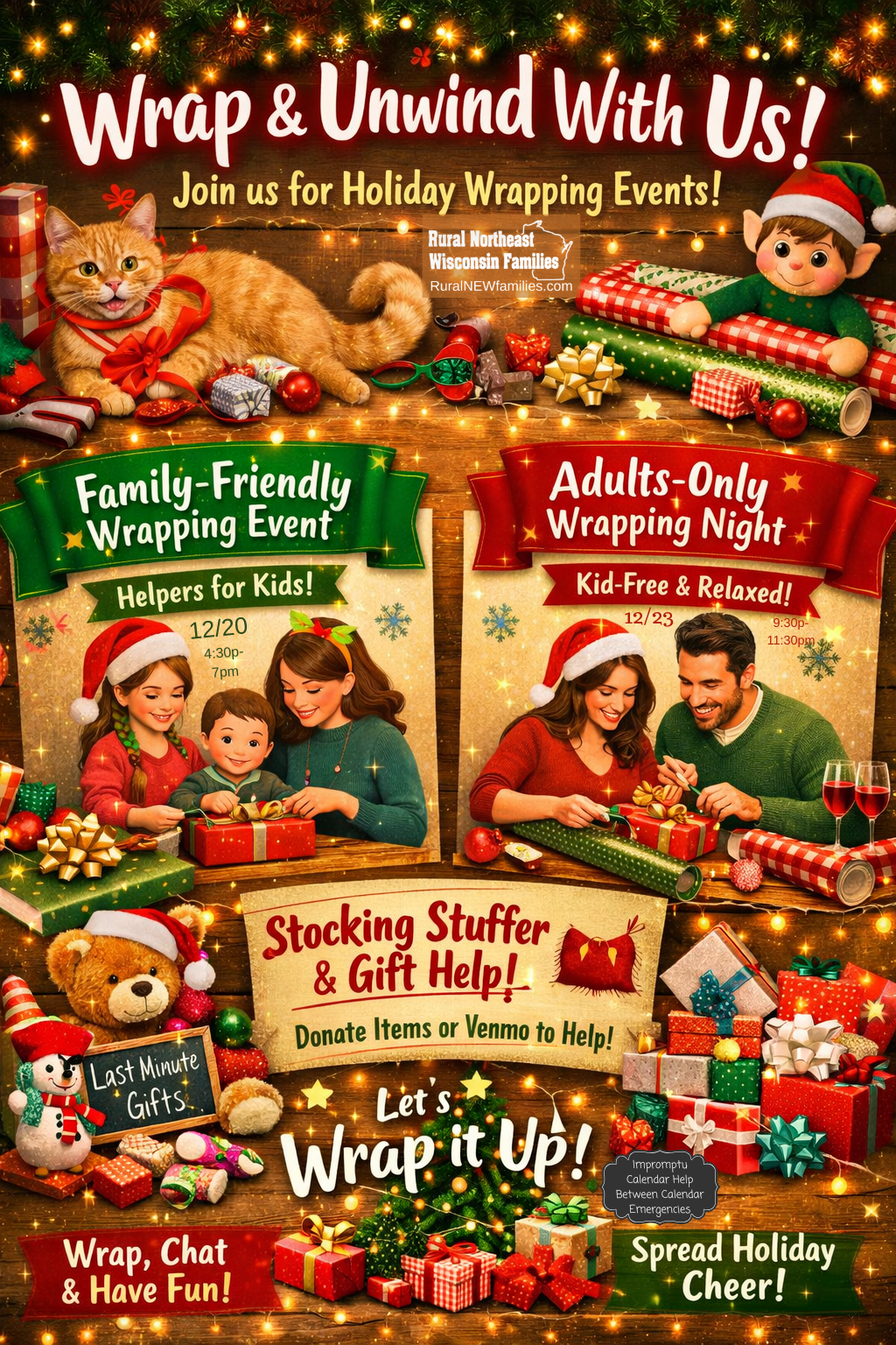 🎄🎁 Rural NEW Families Christmas Wrapping Event –